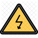 Electrical Danger Sign Icon