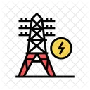 Electrical Tower Color Icon