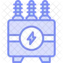 Electrical Transition Duotone Line Icon Icon