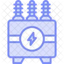 Electrical Transition Duotone Line Icon Icon