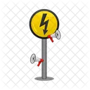 Electrical Warning Electrical Hazard Electrical Caution 아이콘