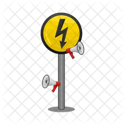 Electrical warning  Icon