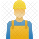 Electrician Worker Man Icon