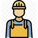 Electrician Worker Man Icon