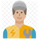 Electrician Occupation Jop Icon