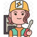 Electrician Electrical Repairing Icon