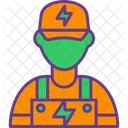 Electrician Contractor Craftsman Icon
