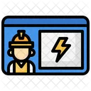 Electrician License Electrical Id Id Card Icon