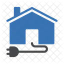 Hogar Electricidad Oficina Icono