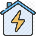 Hogar Potencia Electricidad Icono