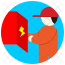 Electricien Avatar Emploi Icône