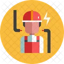 Electricien Ouvrier Avatar Icône