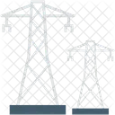 Electricite Poteau Pylone Icône