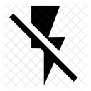 Electricite Decharge Foudre Icône