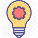 Electricity Flash Incandescent Lamp Icon