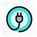 Electricity Plug Cable Icon
