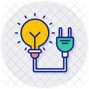 Electricity Eco Energy Icon