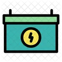Linear Color Energy Science Icon