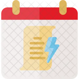 Electricity bill date  Icon