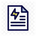 Electricity bill  Icon