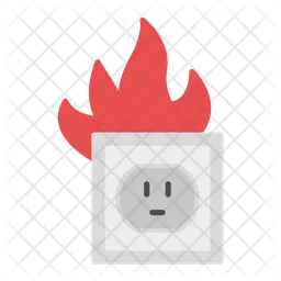 Electricity Fire  Icon