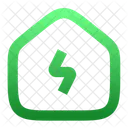 Electricity Home  Icon