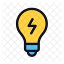 Electricity Bulb Idea Icon