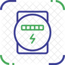Electricity Meter Electric Meter Voltmeter Icon