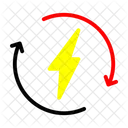 Electricity Rotation  Icon