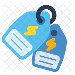 Electricity Tag  Icon
