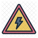 Electrico Alerta Peligro Icono