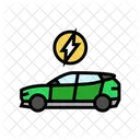 Electrico Vehiculo Carga Icono