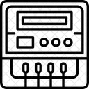 Electrique Compteur Electricite Icône