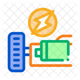 전기 자동차 엔진  아이콘