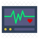 Heart Cardiogram Medical Icon