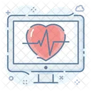 Cardiogram Heart Care Heart Health Icon