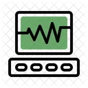 Electrocardiogram Pulse Health Check Icon