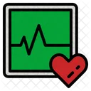 Electrocardiogram Ekg Cardiogram Icon
