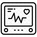 Electrocardiogram Electrocardiograph Cardio Icon