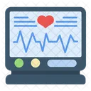 Cardiogram Ecg Cardiology Icon