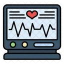 Cardiogram Ecg Cardiology Icon