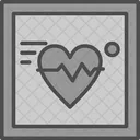 Electrocardiogram Healthcare Healthy Icon