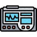 Electrocardiogram Monitor Electrocardiogram Ecg Monitor Icon