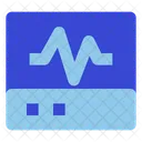 Electrocardiogram Monitor Tool Electronic Icon