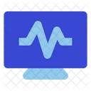 Electrocardiogram Monitor Tool Electronic Icon