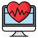 Cardiograma Cuidado Del Corazon Salud Del Corazon Icon