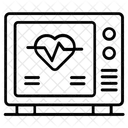 Electrocardiograma Ecg Maquina De Ecg Icono