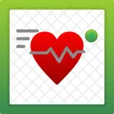 Electrocardiograma Asistencia Sanitaria Saludable Icon