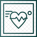 Electrocardiograma Asistencia Sanitaria Saludable Icon