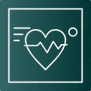 Electrocardiograma Asistencia Sanitaria Saludable Icon